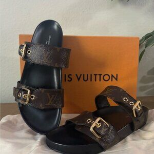 New Louis Vuitton Monogram Brown Sandals women’s